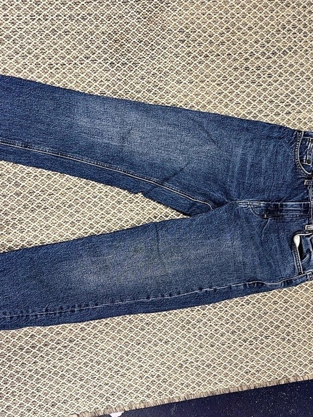 TOPSHOP Skinny Jeans in Blue Waist 2